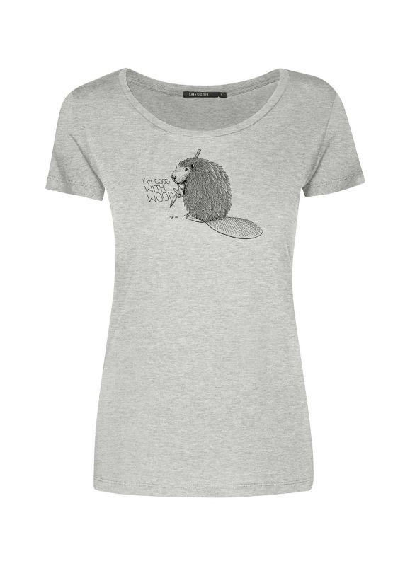 Animal Cheeky Beaver - heather grey